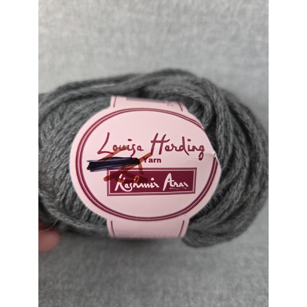 Louisa Harding Kashmir Aran 1 Ball Gray Wool Cashmere Blend 50g 83 Yards NEW
